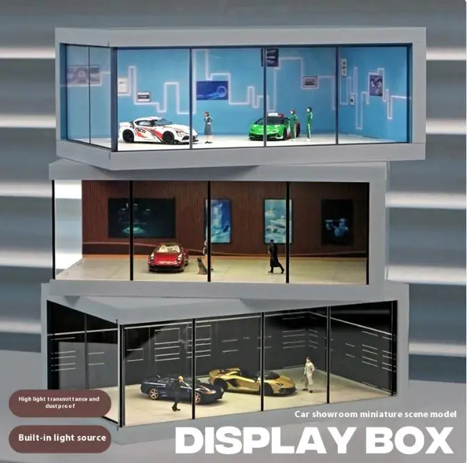 Simulation Alloy Car Model Exhibition Hall Model